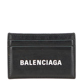 バレンシアガ エブリデイ カードケース 505054 ブラック レザー レディース BALENCIAGA 【中古】